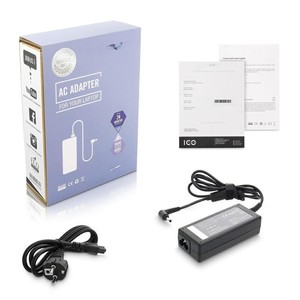 Chargeur portable - 65w, 19v, 3.42a avec connecteur 4.0mm x 1.35mm, idéal pour les ordinateurs portables, efficace et durable. - Product Image 1