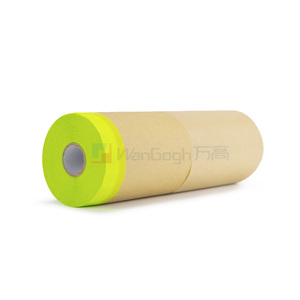 Nastro Adesivo in <span class=keywords><strong>Carta</strong></span> Kraft Wangogh Biodegradabile, Resistente alle Alte Temperature, Adesivo Acrilico Monofacciale Facile da Strappare, Impermeabile per Mascheratura Vernice <span class=keywords><strong>Auto</strong></span> - Product Image 6