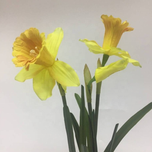 NRT001 Plante artificielle de mariage faite à la main, tissu doux au toucher réel, narcisse artificiel, nouveau design - Product Image 5