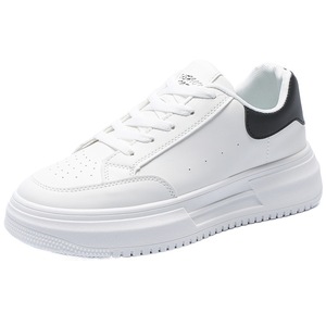 Autumn Men's Breathable Mesh Lace-up White Running <b>Shoes</b> Korean Style Trendy Versatile Thick-Soled <b>Height</b> <b>Increasing</b> Sneakers - Product Image 5