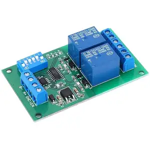 CE035继电器模块，2通道RTU和at双命令输入rs485继电器串口遥控开关，PLC工业控制