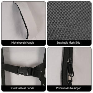 Échantillon gratuit Logo personnalisé Rembourré en mousse Design World Traveler Outdoor Beach Travel Carrying Cover Daylight Long Surfboard Bag - Product Image 2