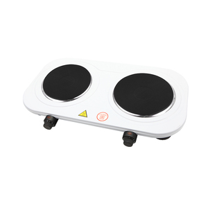 Appareil de cuisine portable facile à déplacer, double plaque chauffante solide, 2 brûleurs, contrôle de la température, pour usage domestique et extérieur - Product Image 4