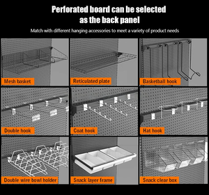 Soporte de exhibición de servicio liviano para supermercados, estantes apilables de metal y sistemas de estantes para suministros de tienda - Product Image 6