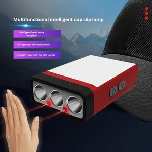 Meilleure vente 3W COB phare chapeau pince <span class=keywords><strong>Lenser</strong></span> mines lampes à <span class=keywords><strong>LED</strong></span> <span class=keywords><strong>lampe</strong></span> de poche montée sur la tête <span class=keywords><strong>lampe</strong></span> de travail Induction lumière principale - Product Image 4