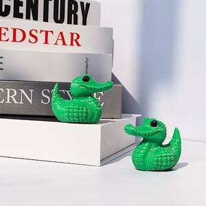 ของเล่นเป็ดจระเข้พิมพ์ 3 มิติจากวัสดุ PLA ของเล่นการ์ตูนเป็ดตลกสร้างสรรค์ ของขวัญสำหรับเด็ก ของตกแต่งบ้าน กล่องสุ่มของเล่นสำหรับเด็ก - Product Image 6