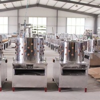 Équipement de transformation de volaille à petite échelle Machine d'abattage de poulet 50/60/70/80 types plumeuse de canard de poulet