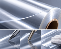 Film de lamination BOPP brillant anti-rayures de qualité alimentaire en gros, 22 microns, pour cadre photo, artisanat, emballage de bougies, rouleau