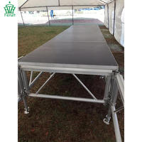 Scène en aluminium de haute qualité, podium portable pour événements et fêtes en intérieur