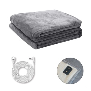Manta de Franela de Algodón Orgánico para Invierno, con Patrón Tejido en Relieve, 150*207cm, Tapete de Conexión a Tierra, Suave y Cómoda - Product Image 2
