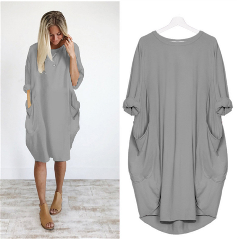 chinese dress ladies Canbebig Women's Cotton Linen Dress Long Sleeve Casual T Shirt Dress Loose  Tunic Midi Dress Summer Linen Dresses with Pockets Black at Amazon Women's  Clothing store main image 1