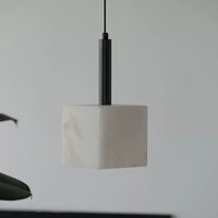 Lampe suspendue de chevet de style minimaliste italien MEEROSEE, lampe en marbre naturel haut de gamme pour restaurant, bar, comptoir MD88148