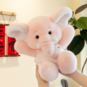Peluches d'éléphant très populaires, bleues et roses, mignonnes, en forme de coussin, cadeaux pour enfants, jouets en peluche doux - Product Image 3