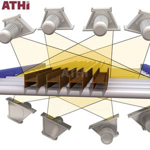 ใหม่ไฟฟ้า H Beam การเก็บรักษาสายเครื่องยิงระเบิดด้วยการทาสีสายโครงสร้างเหล็ก Abrator มอเตอร์ & PLC Burnishing - Product Image 3