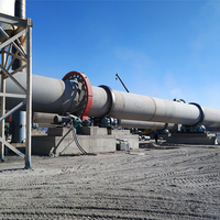 Four rotatif à expansion de perlite HK-1.5x22m 30TPD, équipement de calcination continue haute température pour ligne de production