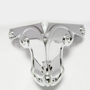 YIJUN Patterned Bright Silver Plastic <b>Sofa</b> <b>Legs</b> 4073 Heavy Duty Modern Minimalist Luxury Furniture Accessories - Product Image 5