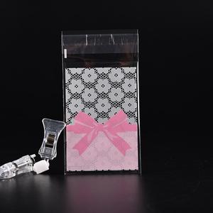 Candy <strong>Bag</strong> Wedding Party <strong>Bag</strong> Gift <strong>Bags</strong> Transparent Candy Cookie Cakes Christmas 100 Pieces Pink Food Packaging <strong>Opp</strong> Snacks Accept - Product Image 3