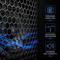 Enceinte PA professionnelle JBL KP6012 de 12 pouces - 1200W, audio haute puissance moderne et industriel pour arènes et événements d'e-sport