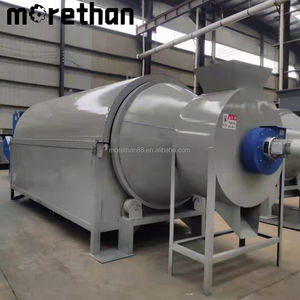 स्वचालित तापमान नियंत्रण इलेक्ट्रिक हीटिंग रोस्टिंग रोटरी ड्रायर रेत अनाज फसलों सॉवडस्ट बायोमास सुखाने मशीन - Product Image 5