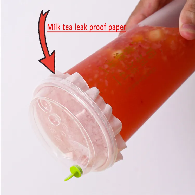 Coffee Milk Tea Drink Leak-proof Packaging Spill-proof Disposable Food Grade Takeaway Sealing Paper