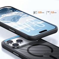 Coque de protection magnétique antichoc pour iPhone 18 17 16 Pro Max, finition mate, tendance