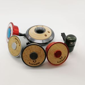 Black Diamond Wooden <b>Car</b> Air Freshener Vent <b>Clips</b> Aluminum Alloy 20mm Diameter Precision CNC Machined For Air Vents - Product Image 1