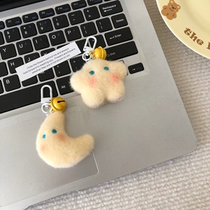 Wholesale Plush 3D Star Keychain Kawaii Cute Eco-Friendly <b>Doll</b> Pendant Soft Keyring Backpack Bag Accessories Womens Gifts RCgift - Product Image 2
