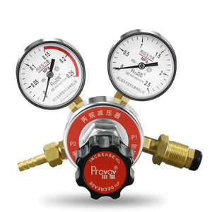 Propano Redutor Válvula LPG Regulador Gás Pressão Redução Reguladores com 0.25MPa Baixa Pressure Gauge - Product Image 1
