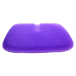 Factory Customization Tpr Gel Honeycomb Summer Cooling Car Seat Pad Cushion Easy To Clean Seat Cushions For Car