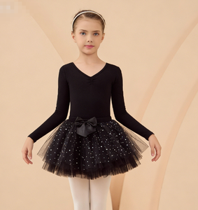 Set Leotard da Balletto con Strass Fai-da-Te e Gonna, Scollo a V, Schiena Scoperta, Costume da Danza, Gonna <span class=keywords><strong>Tutu</strong></span>, Top da Ginnastica per Ragazze - Product Image 3