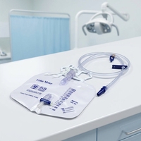 Sac de collecte d'urine jetable Yimeixin en PVC stérile EO anti-reflux à valve unique, épais, directement de l'usine (ODM/OEM)
