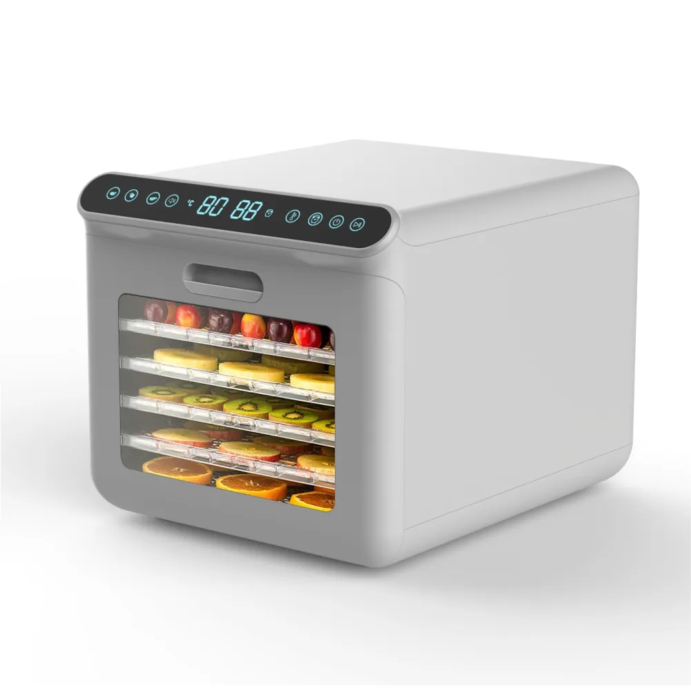 Witte Kleur Digitale Raw Food Jerky Droogmachine Voedsel Dehydrator Met Bpa Gratis Rvs Drogen Trays
