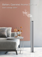 Machine à parfum à batterie rechargeable en aluminium avec contrôle intelligent Lumière LED Diffuseur d'arômes pour la maison