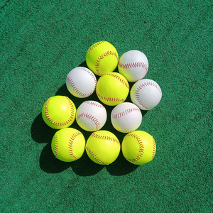 Softball professionale da 12 pollici e palle da Baseball solide e solide sono disponibili varietà morbide e dure - Product Image 6