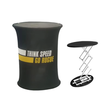 Expositor Publicitario Resistente con Impresión por Sublimación para Ferias Comerciales y Eventos, con Logotipo Personalizado, de Tela Tensada y Tipo Pop-up