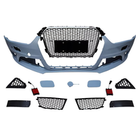 Kits de Parachoques Delanteros A4 S4 al por Mayor, Estilo RS4, con Rejilla Negra para Audi A4 S4 B8.5 2013 2014 2015 2016