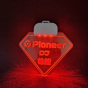 Placa de Identificación Electrónica LED Luminosa con Batería, Multicolor, para Oficina, Bodas, Hospitales y Empresas - Product Image 1