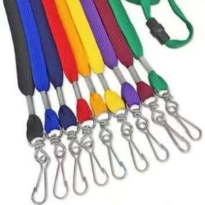 Nylon <b>Lanyards</b> With Metal Buckle 42Cm Durable Phone <b>Lanyard</b> <b>For</b> ID Card Holder Custom Color Available - Product Image 5