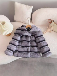 Abrigo de Invierno para Niñas, Manga Larga, Estilo Macaron, Peluche Suave, OEM, Venta al Por Mayor - Product Image 5