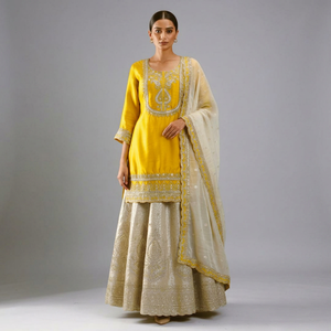 <b>Women</b> Salwar Kameez Set Traditional Indian Pakistani Ethnic Wear Embroidered <b>Kurta</b> Lehenga Dupatta Wedding Party Outfit - Product Image 1