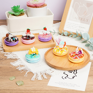 Figuras Personalizadas DIY, Figuras de Comida 3D, Mini Figuras de PVC de Simulación, Modelos de Donuts, Manualidades de Comida de Plástico, Regalo - Product Image 2
