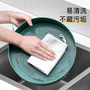 Rotating Kitchen Storage Tray Round Plastic Condiment Organizer 360 Degree Turntable For Countertop Use - Product Image 3