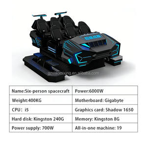 Réalité Virtuelle 9D Simulateur de Jeu VR 6-Seat Intérieur Métal Plastique pour Centre Commercial École ou <span class=keywords><strong>Parc</strong></span> d'Attractions Aventures - Product Image 3