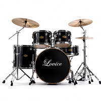 Professional Concert-Grade Portable Acoustic Kit with Complete Percussion Instruments for Drum Players