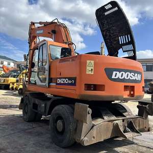Escavatore utilizzato <span class=keywords><strong>Doosan</strong></span> 210 Made in corea basso prezzo usato Used <span class=keywords><strong>Doosan</strong></span> escavatore escavatore per ruote DH210W-7 per la vendita - Product Image 3