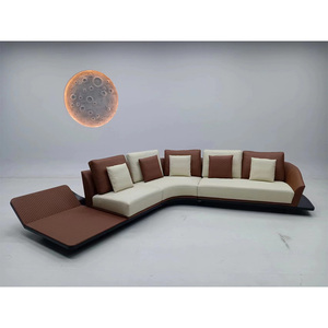 Tessuto italiano di lusso a forma di L divano ad angolo Set moderno soggiorno mobili per Villa <span class=keywords><strong>Hotel</strong></span> appartamento - Product Image 1