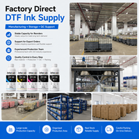 Tinta Cetak DTF Warna Cerah 1000ml Berbasis Air Tanpa Sedimen untuk I3200 XP600 L1800 Film PET Kaos Denim Tekstil
