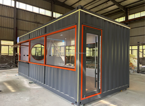 20ft Modern Light Steel Structure Expandable Container Sales Booth Coffee Shop Office Bar Guard Room Hotels Kitchen Living Room - Product Image 5