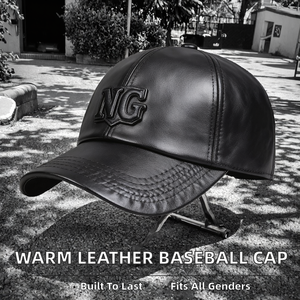 Casquette de baseball en cuir chaude automne-hiver, style hip-hop snapback, mode homme femme, sport décontracté, casquette papa, motif lettres, modèle courant - Product Image 2