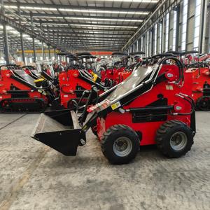 Высококачественный мини-трактор-экскаватор, мини-погрузчик с навесным оборудованием, садовый мини-погрузчик на колесах, бесплатная доставка - Product Image 3